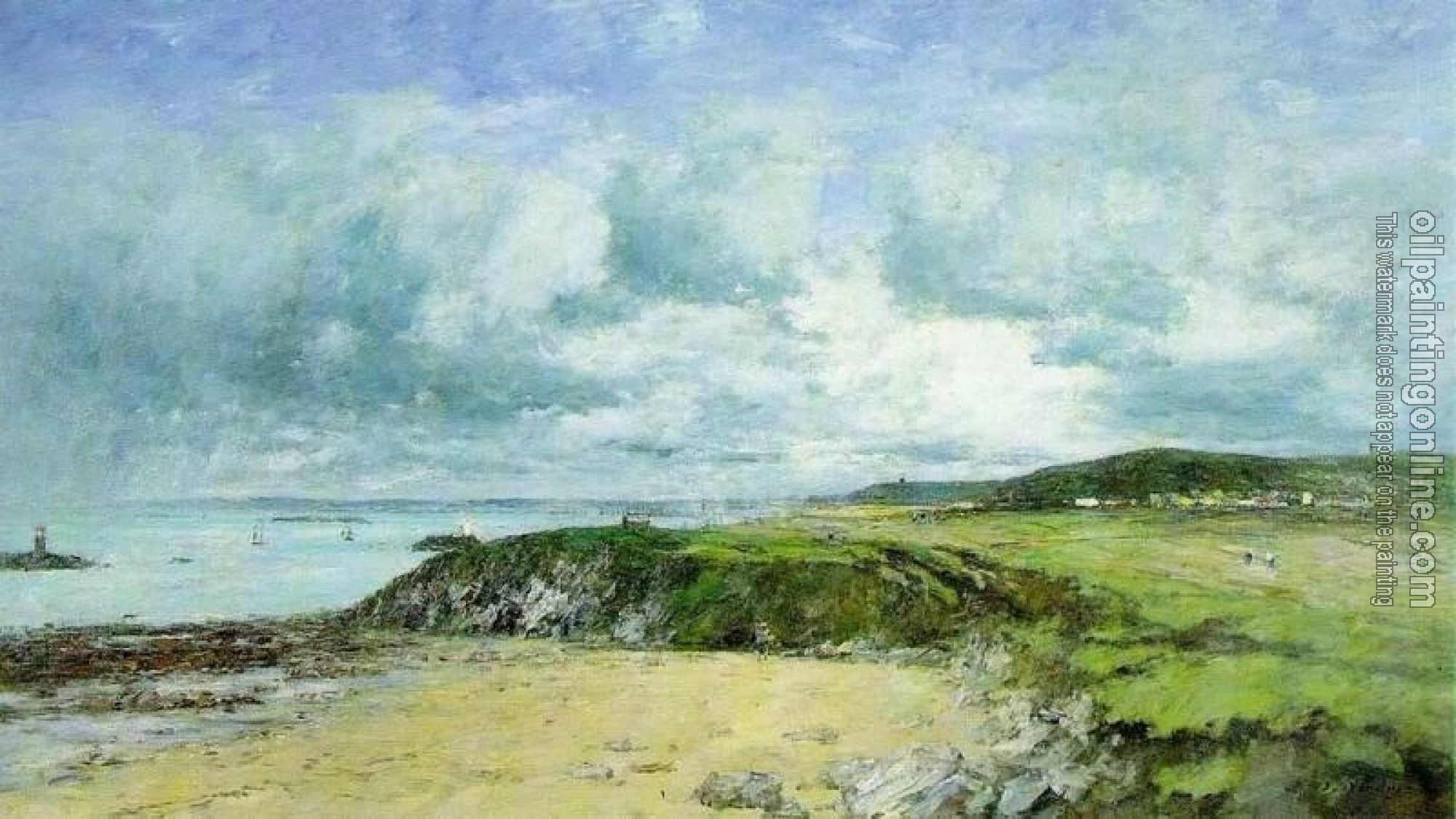 Boudin, Eugene - The Coast of Portrieux